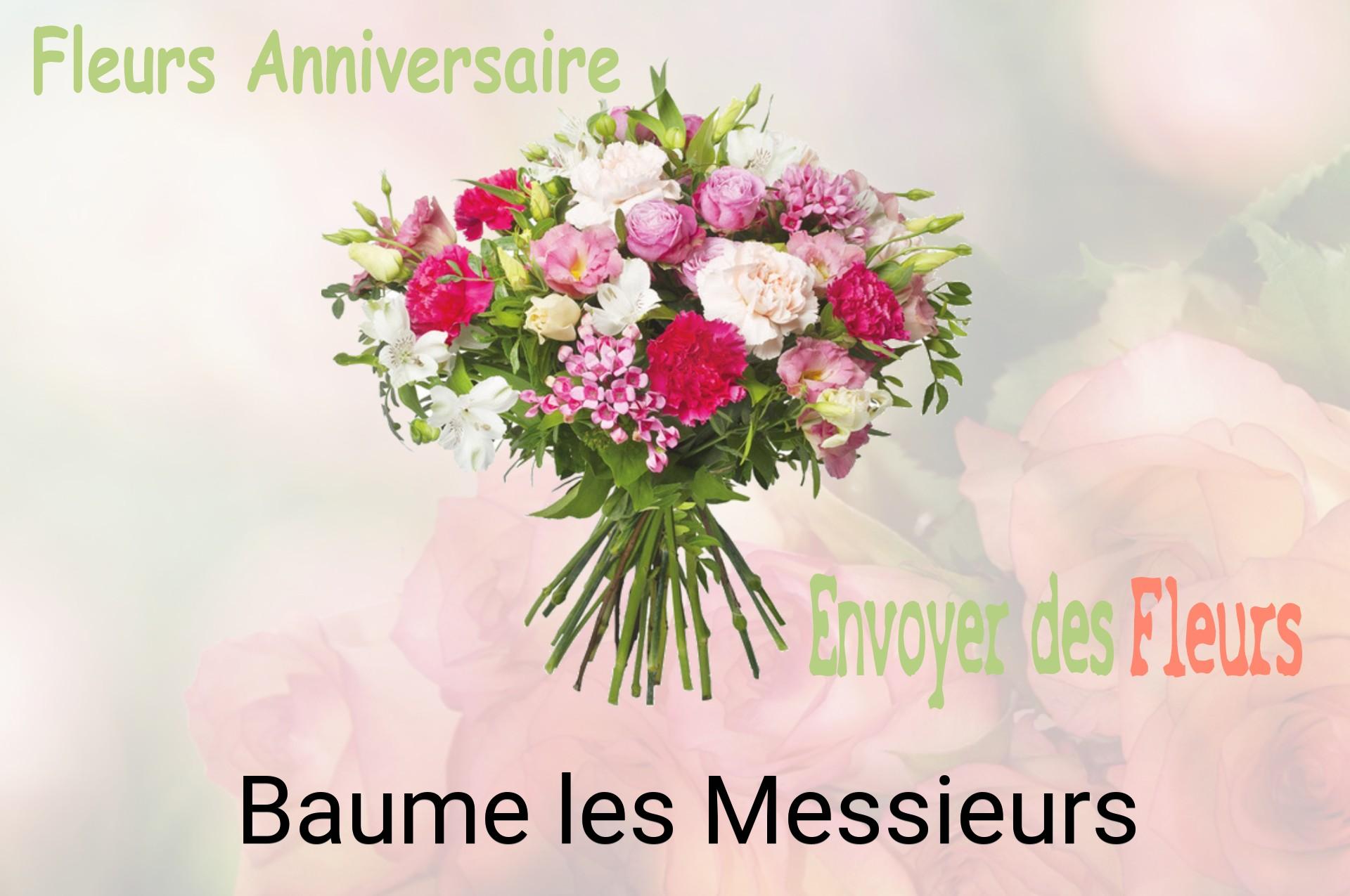 Bouquet de fleurs d’anniversaire livré à Baume-les-Messieurs