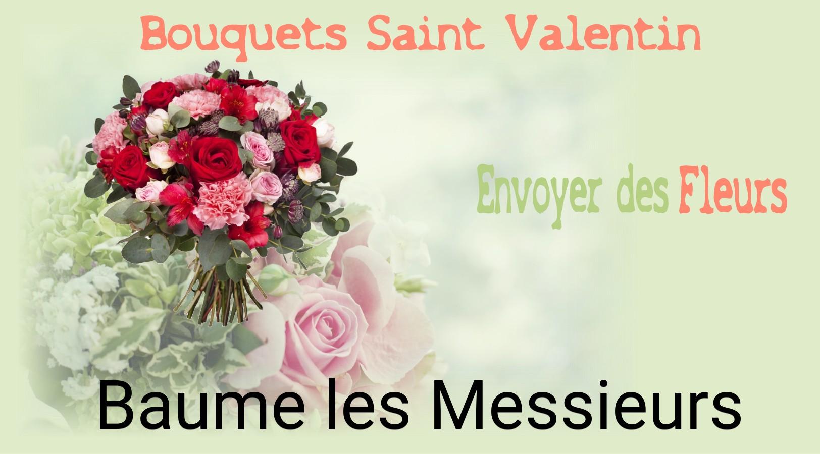 Roses de Saint-Valentin livrées à Baume-les-Messieurs